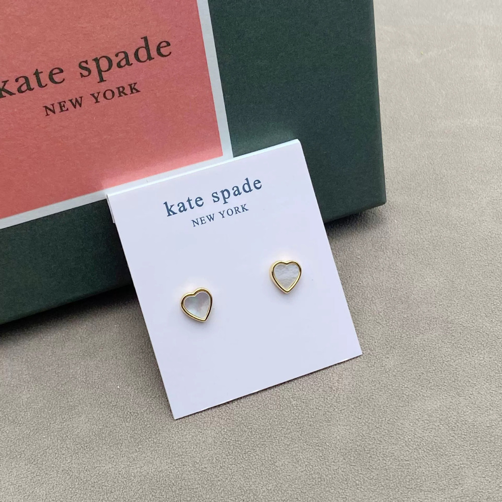 kate spade Love Heart Shell Flower Earrings